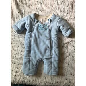 Baby Merlin’s Magic Sleep Suit Blue Size L 6-9 Months